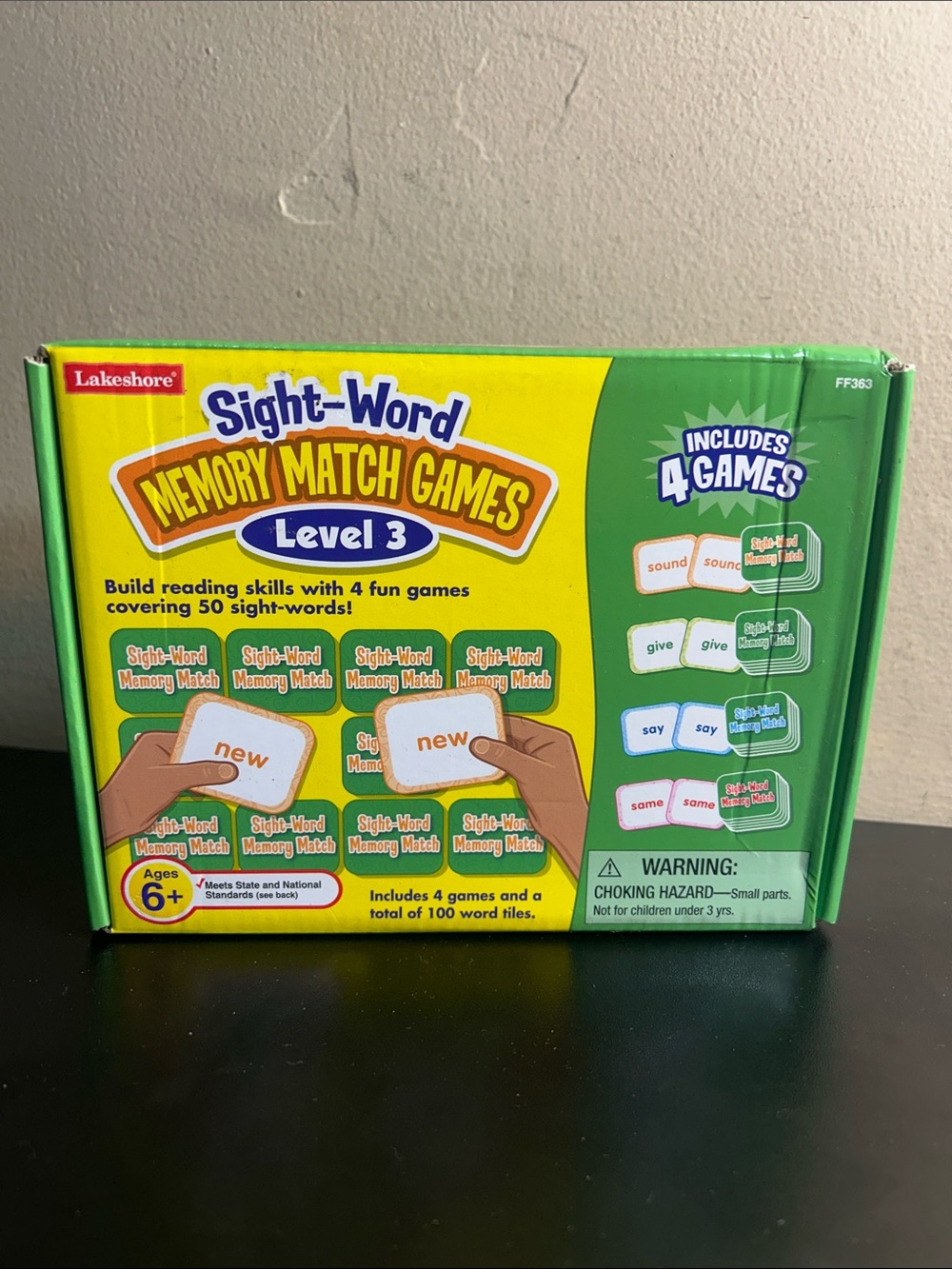 Lakeshore Learning Sight-Word Memory Match Game (Level 3)